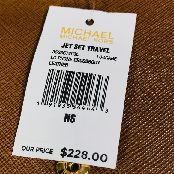 Michael Kors Jet Set Large Phone Crossbody Bag - Picture 8 of 8